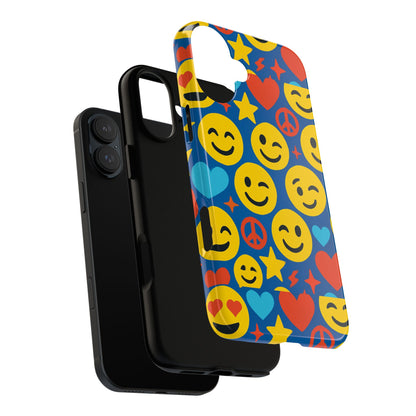 Vibrant 3D Emoji Protective Phone Case for Kids and Adults – Fun Multicolour Design for Stylish Protection Compatible with iPhone 13, 14, 15 & 16 – all models including Pro, Pro Max & Plus