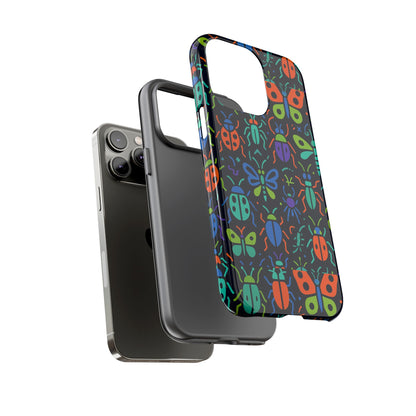 Vibrant 3D Insect Phone Case Colourful Stylish Protective Cover Unique Design for Men and Women Compatible with iPhone 13, 14, 15 & 16 – all models including Pro, Pro Max & Plus