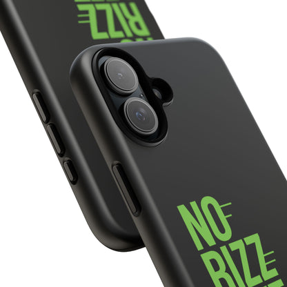 Tough Phone Case - No Rizz Left Behind, Durable Protection, Shock Absorbent, Stylish Design, Perfect Gift for Adults, Supports Wireless Charging, UV Protected, Lightweight Accessory