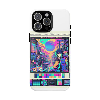 Main Character Moment Protective Phone Case, 3D Wrap Design, Durable TPU Silicone, UV Protected, Anime and Comic Inspired, Unique Gift for Tech Enthusiasts