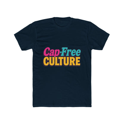 Cap-Free Culture Multicolor Unisex T-Shirt – Vibrant Alphabet Graphic Tee for Casual Wear, Comfortable All-Day Fit