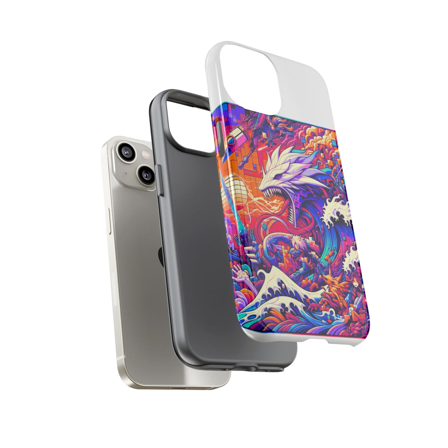 whopper whopper sigma stopper protective phone case 3d wrap, durable shock absorption, uv protection, stylish anime design for men and women