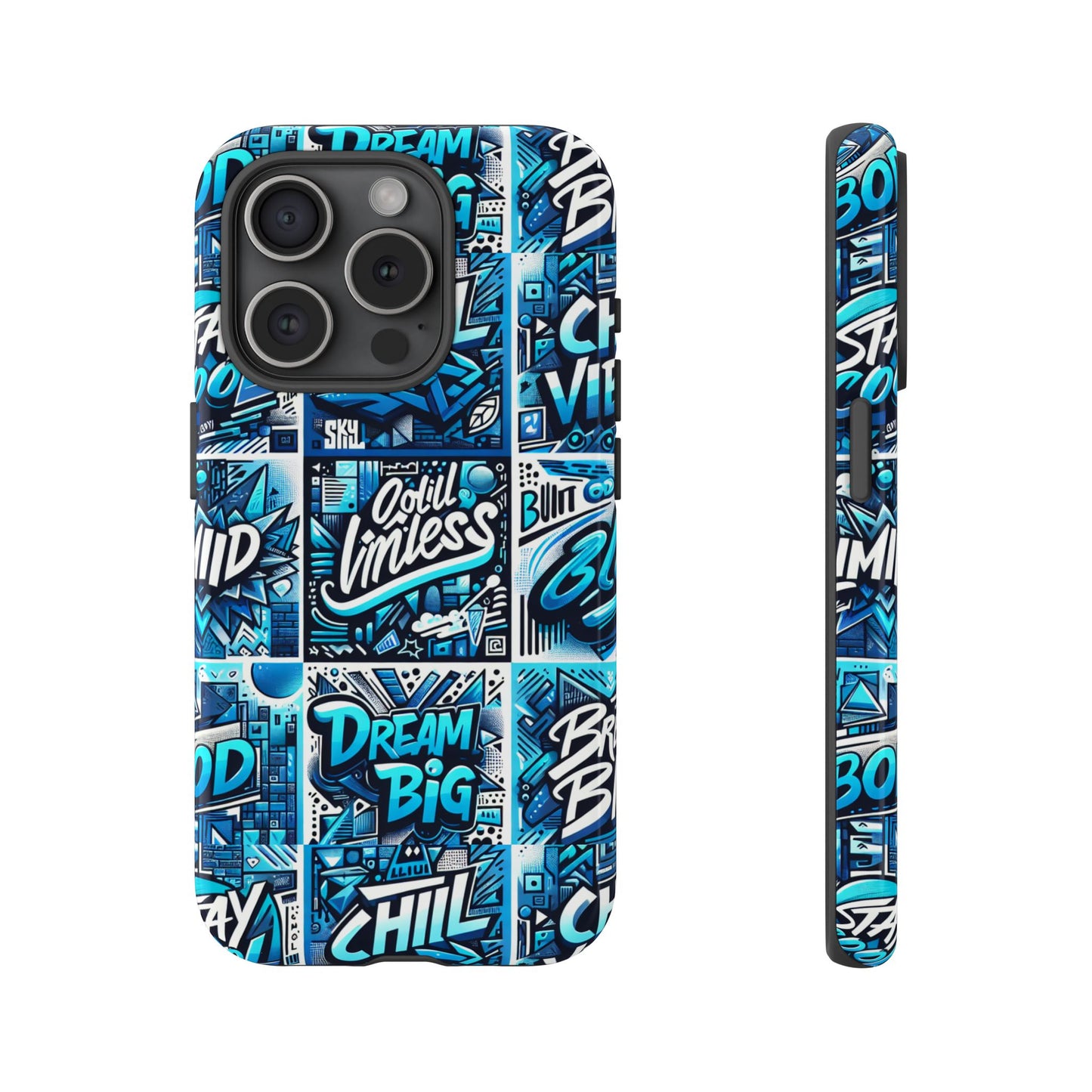 vibrant 3d graphic protective phone case with artistic design – stylish accessory for self-expression compatible with iphone 13, 14, 15 & 16 – all models including pro, pro max & plus