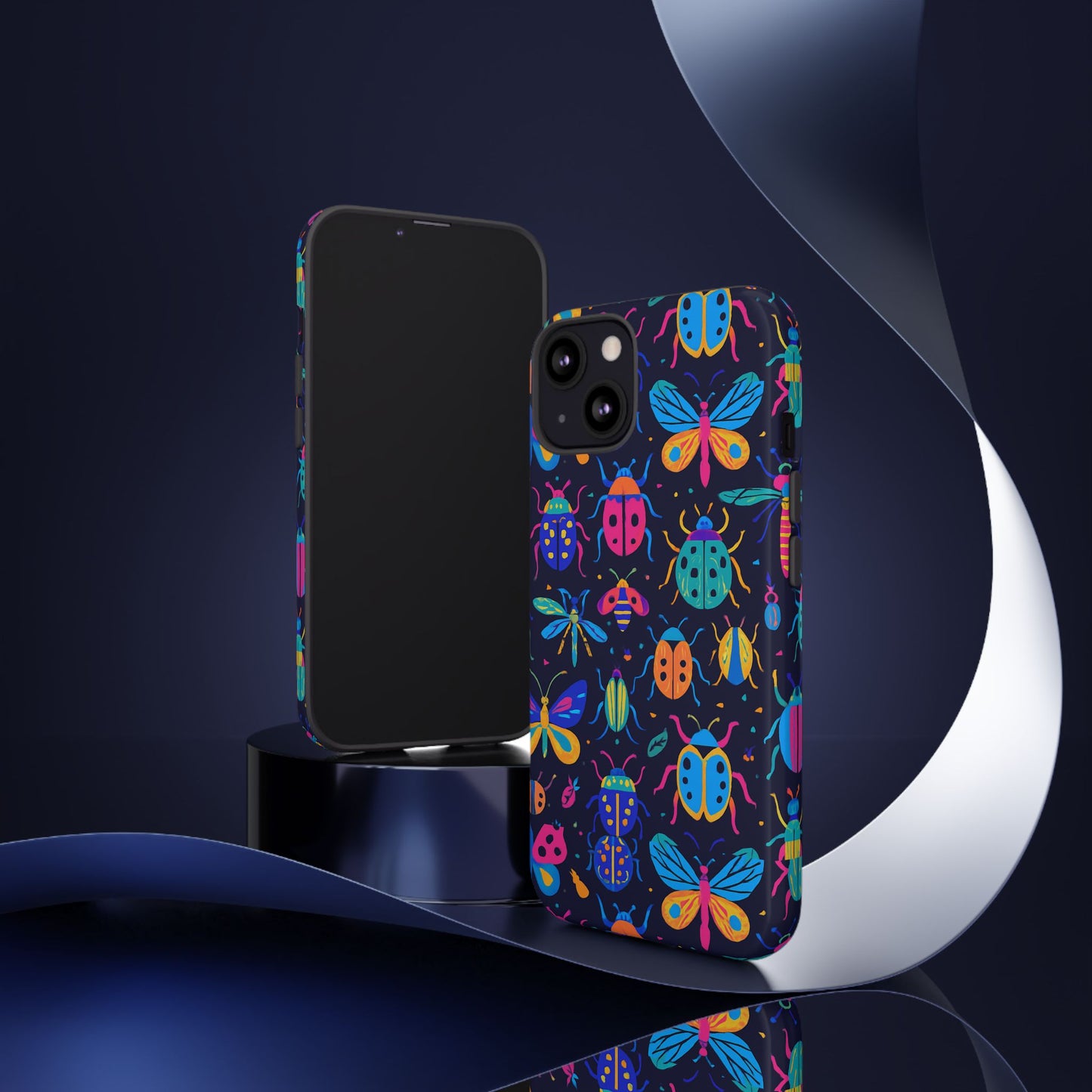 vibrant 3d insect design phone case for stylish protection and unique aesthetic compatible with iphone 13, 14, 15 & 16 – all models including pro, pro max & plus