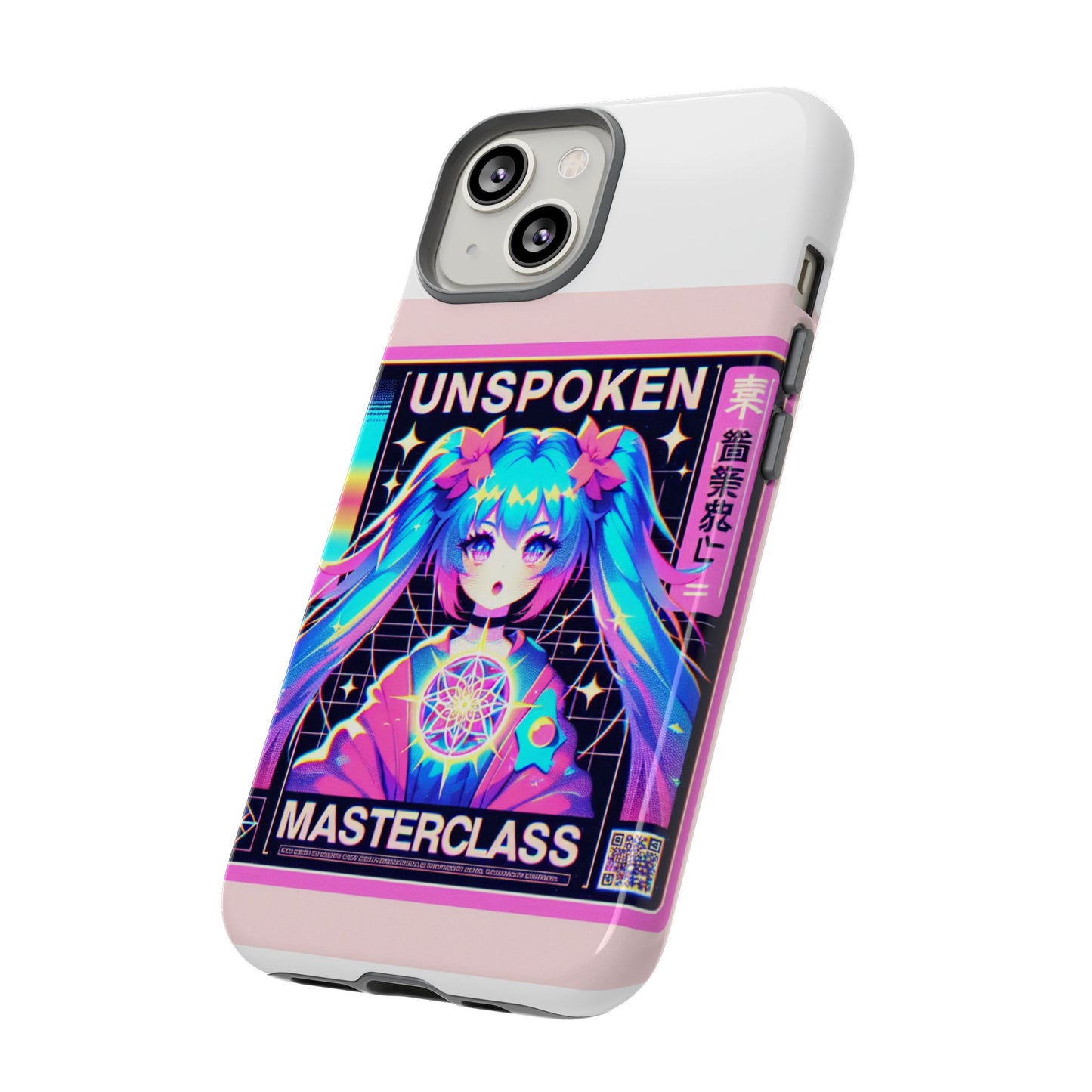 unspoken riz masterclass protective phone case, 3d wrap design, durable shock absorption, uv protected, ideal gift for anime and comic fans, glossy or matte finish