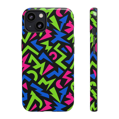 Y2K Multicolour 4 Protective Phone Case with 3D Design – Stylish Protection for Unisex Smartphones Compatible with iPhone 13, 14, 15 & 16 – All Models Including Pro, Pro Max & Plus