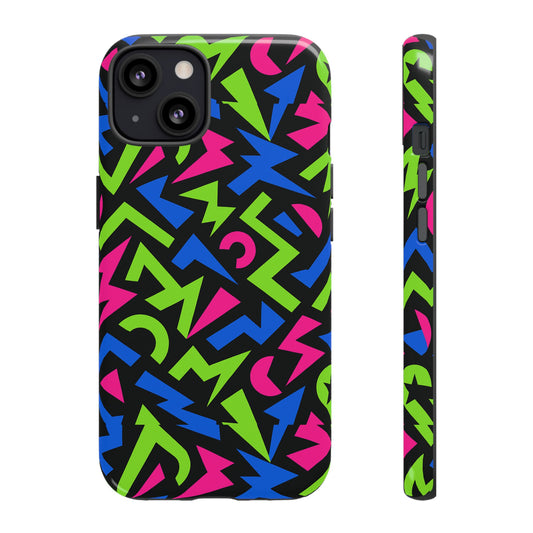 Y2K Multicolour 4 Protective Phone Case with 3D Design – Stylish Protection for Unisex Smartphones Compatible with iPhone 13, 14, 15 & 16 – All Models Including Pro, Pro Max & Plus