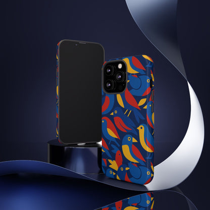Vibrant 3D Wrap Protective Phone Case with Colourful Bird Design Stylish Accessory for Men and Women Compatible with iPhone 13, 14, 15 & 16 – all models including Pro, Pro Max & Plus