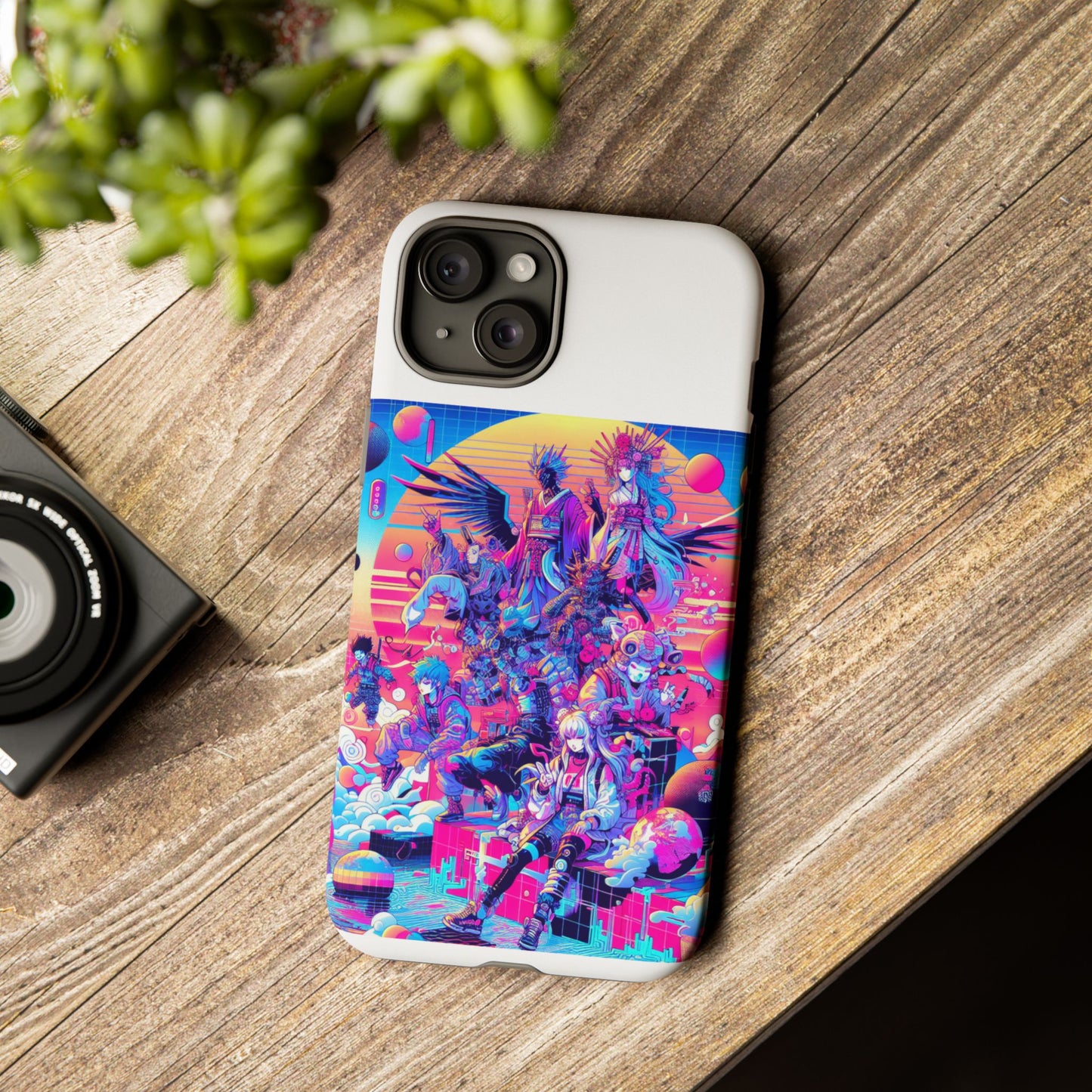 zero npc energy protective phone case with 3d wrap design for anime lovers, shock absorbing and uv protected, stylish accessory for smartphones