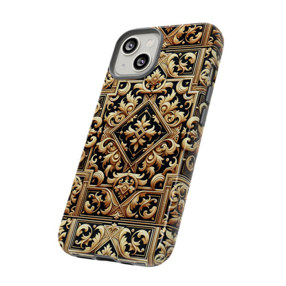 Pattern Image 3 Vibrant Shockproof Phone Case for Anime and Comic Fans, Ornate Baroque Design, Stylish Protection, Compatible with iPhone 13, 14, 15 & 16 – all models including Pro, Pro Max & Plus