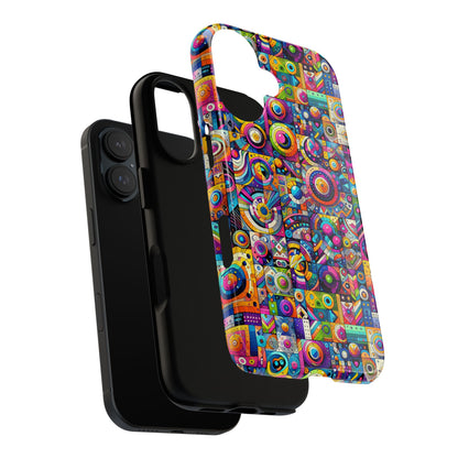 Pattern Image 3 Vibrant Shockproof Phone Case for Anime and Comic Fans - Stylish Protection and Colourful Art Finish – Compatible with iPhone 13, 14, 15 & 16 – all models including Pro, Pro Max & Plus
