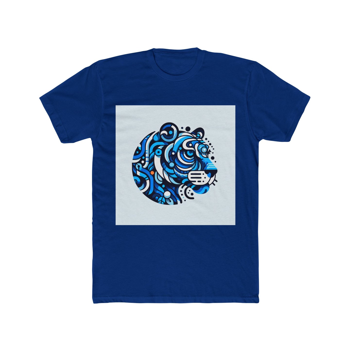 unisex t-shirt with blue animal graphic – trendy 22 design, stylish & comfortable tee for fashion-forward men & women