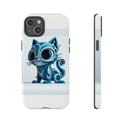 Vibrant 3D Cat Design Phone Case – Playful Protection Accessory for Self-Expression – Compatible with iPhone 13, 14, 15 & 16 – all models including Pro, Pro Max & Plus