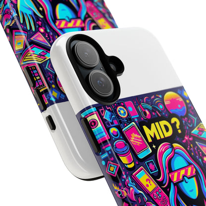 Mid Never Heard Of Her 3D Wrap Protective Phone Case for Anime and Comic Lovers, Durable Shock Absorption, UV Protected, Glossy or Matte Finish