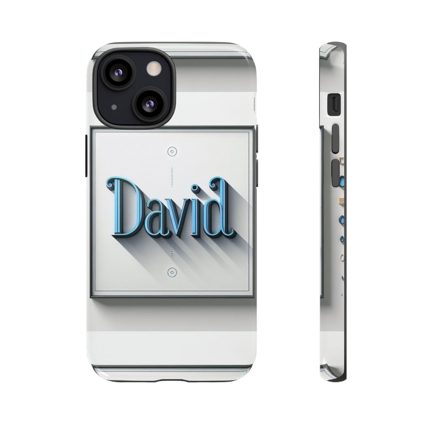 david blue anime comic style shockproof phone case for men women durable protective cover with 3d wrap design