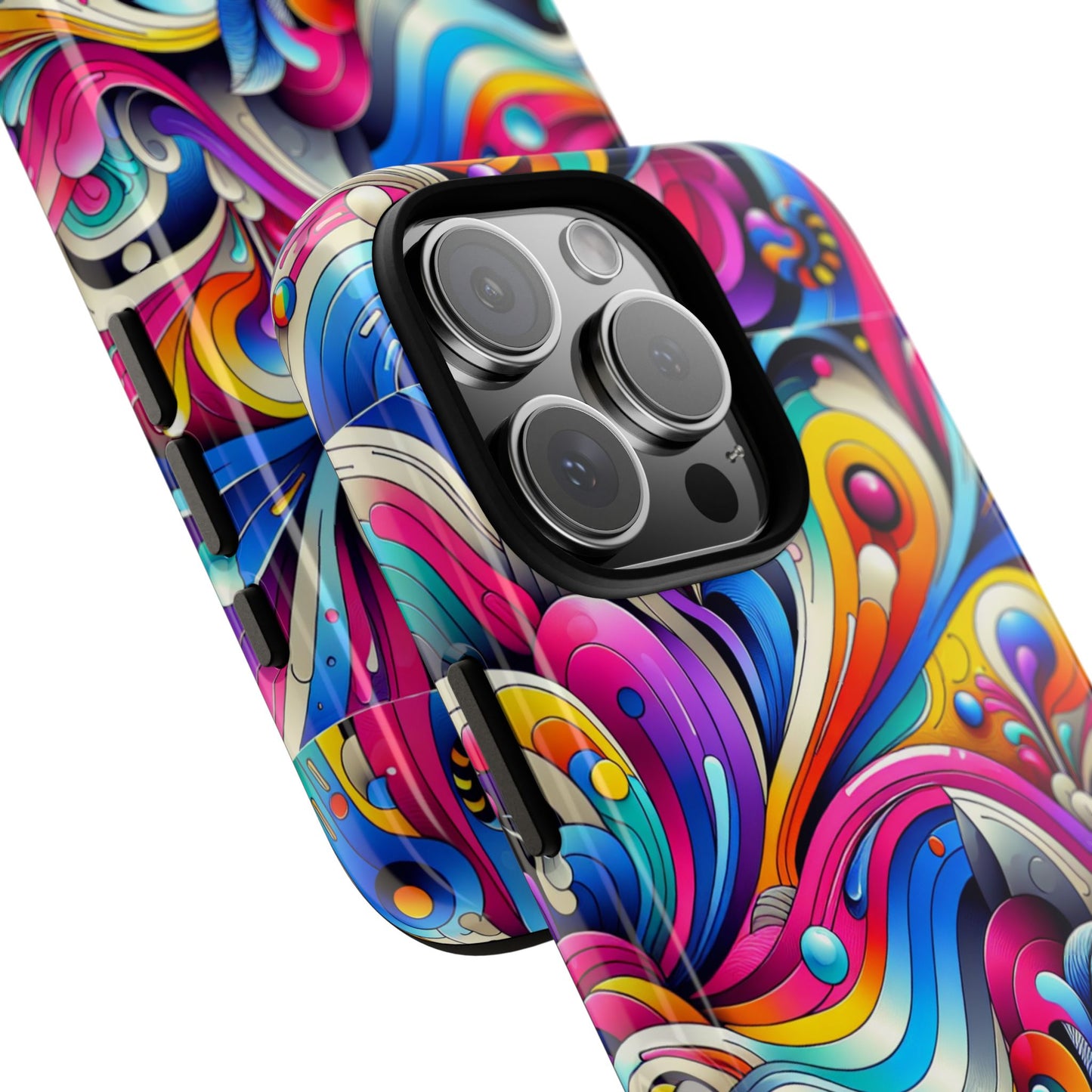 pattern image 3 vibrant shockproof phone case for anime and comic fans