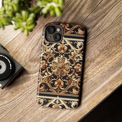 Pattern Image 5 Vibrant 3D Phone Case for Android and iPhone with Ornate Baroque Design Compatible with iPhone 13, 14, 15 & 16 – all models including Pro, Pro Max & Plus