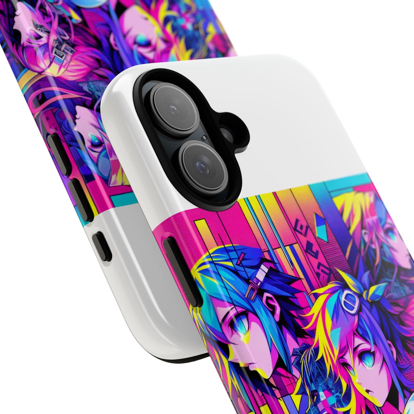 cap-free culture protective phone case with 3d wrap design, durable silicone liner, uv resistant, ideal gift for anime and comic fans