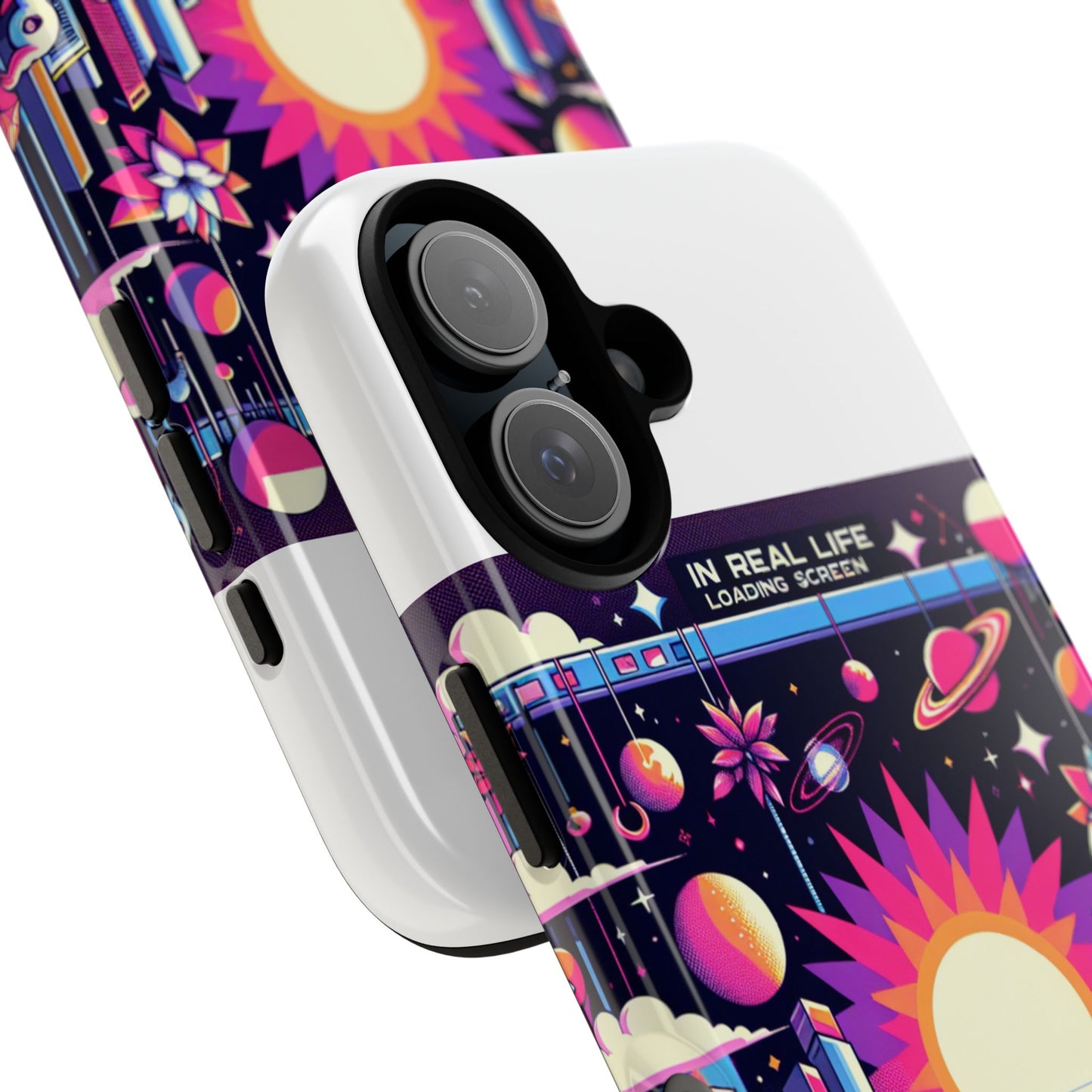 irl loading screen protective phone case for anime fans