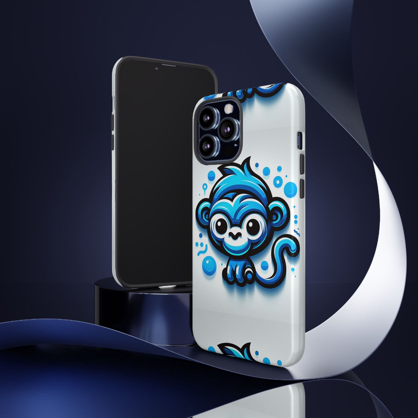 blue animal create 19 cartoon animal phone case with 3d wrap design shock absorption for smartphones compatible with iphone and android devices