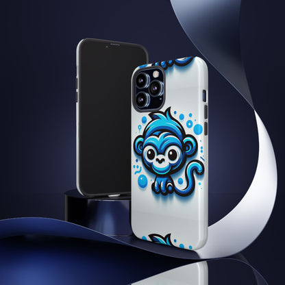 Blue Animal Create 19 Cartoon Animal Phone Case with 3D Wrap Design Shock Absorption for Smartphones Compatible with iPhone and Android Devices