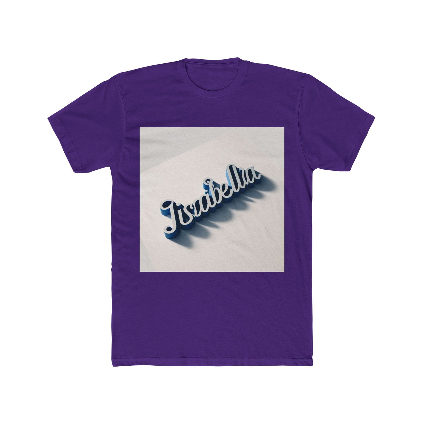 unisex t-shirt – alphabet blue 43 graphic tee for men & women, comfortable cotton blend casual wear