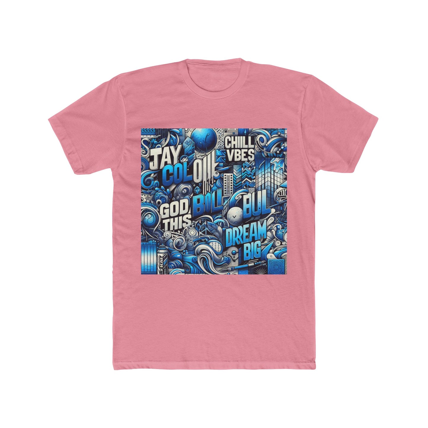stylish & comfortable unisex t-shirt for men & women - aesthetic blue graphic tee
