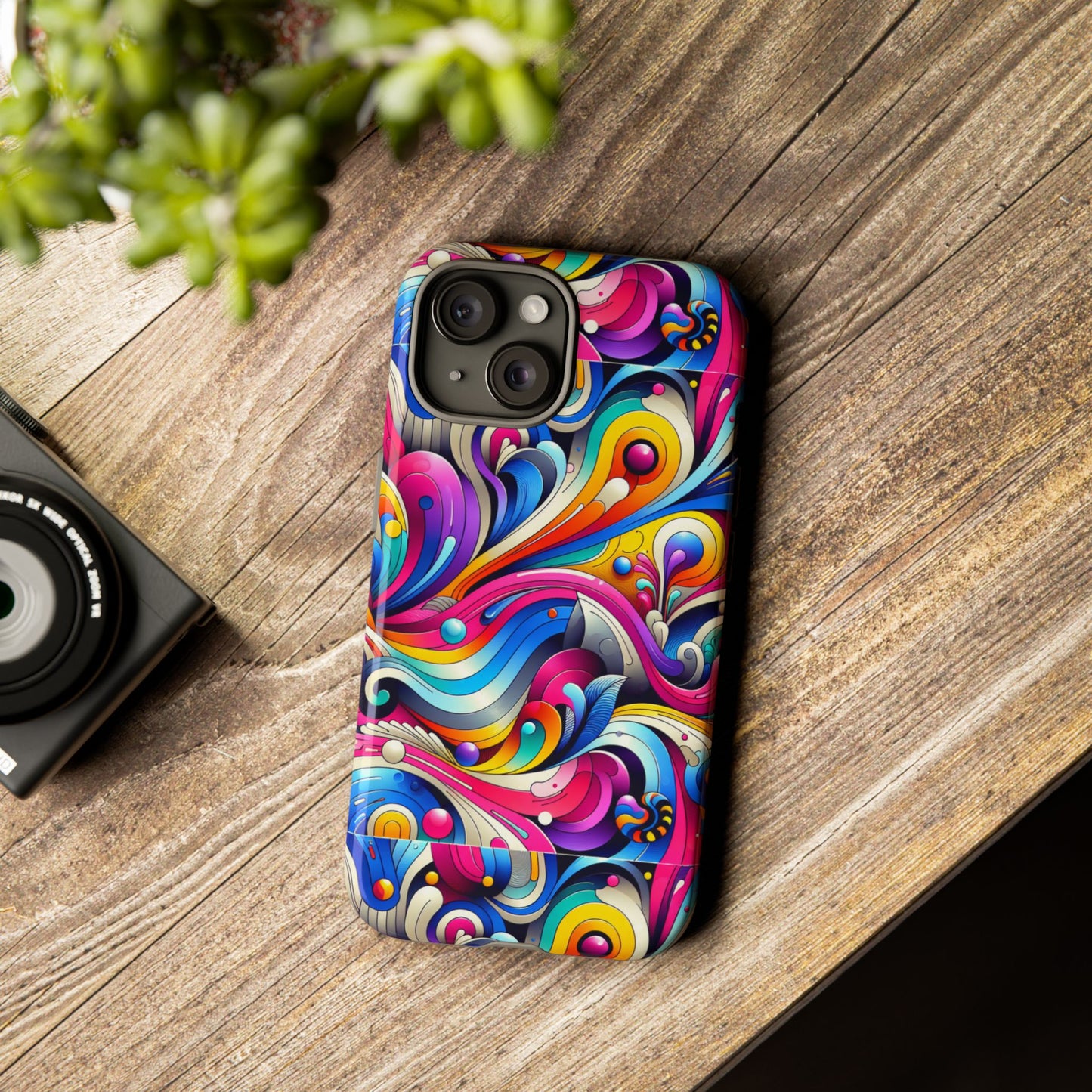 pattern image 3 vibrant shockproof phone case for anime and comic fans