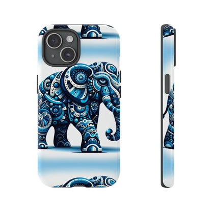 Blue Animal Create 4 3D Wrap Protective Phone Case for Smartphones with Vibrant Anime and Comic Inspired Design Durable Shock Absorption and UV Protection