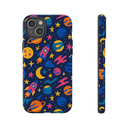 Vibrant 3D Space Theme Protective Phone Case for Trendsetters and Creatives Stylish Protection Compatible with iPhone 13, 14, 15 & 16 – all models including Pro, Pro Max & Plus