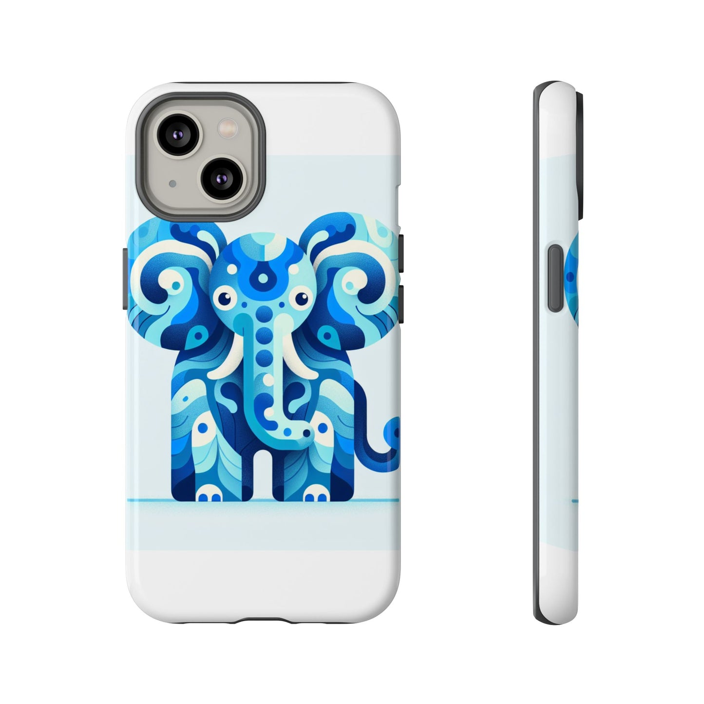 vibrant 3d protective phone case with artistic elephant design for unique expression compatible with iphone 13, 14, 15 & 16 – all models including pro, pro max & plus