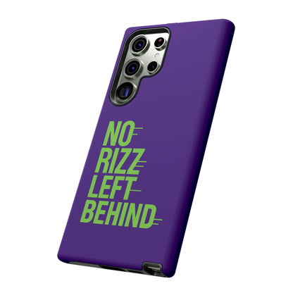 Tough Phone Case - No Rizz Left Behind - Durable, Stylish Protection for Active Lifestyles - Impact-Resistant, Dual Layer, Shock-Absorbing TPU - Perfect Gift for Tech Lovers