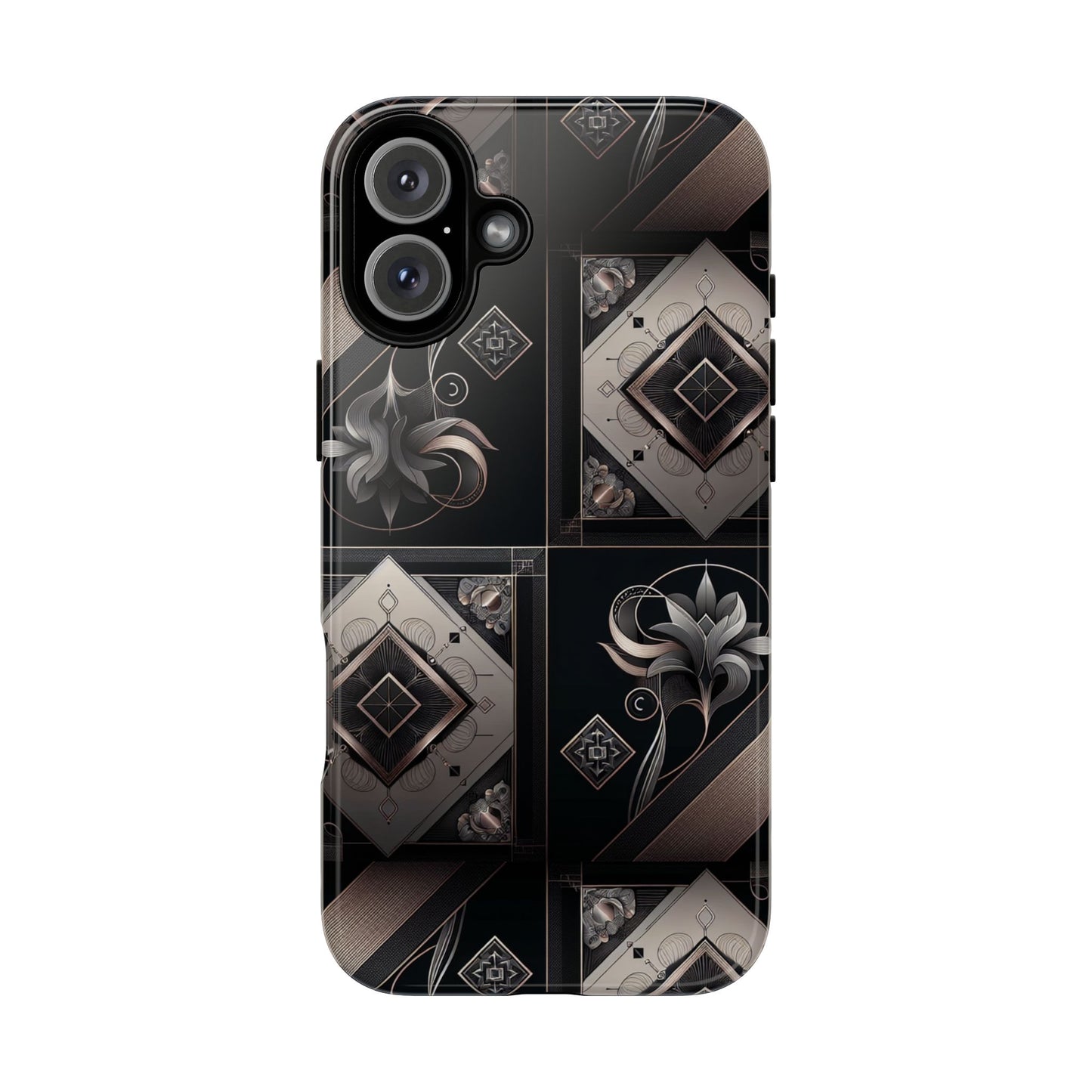 blackpattern image 4 vibrant 3d phone case for android and iphone with bold anime-inspired art, shockproof finish, compatible with iphone 13-16 pro max