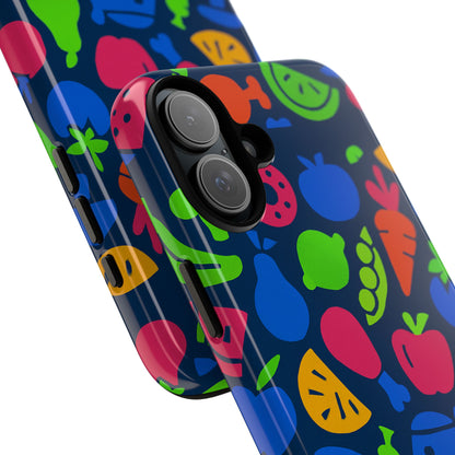 Vibrant 3D Fruit Pattern Protective Phone Case with Glossy Finish for Stylish Protection, Compatible with iPhone 13, 14, 15 & 16 – all models including Pro, Pro Max & Plus