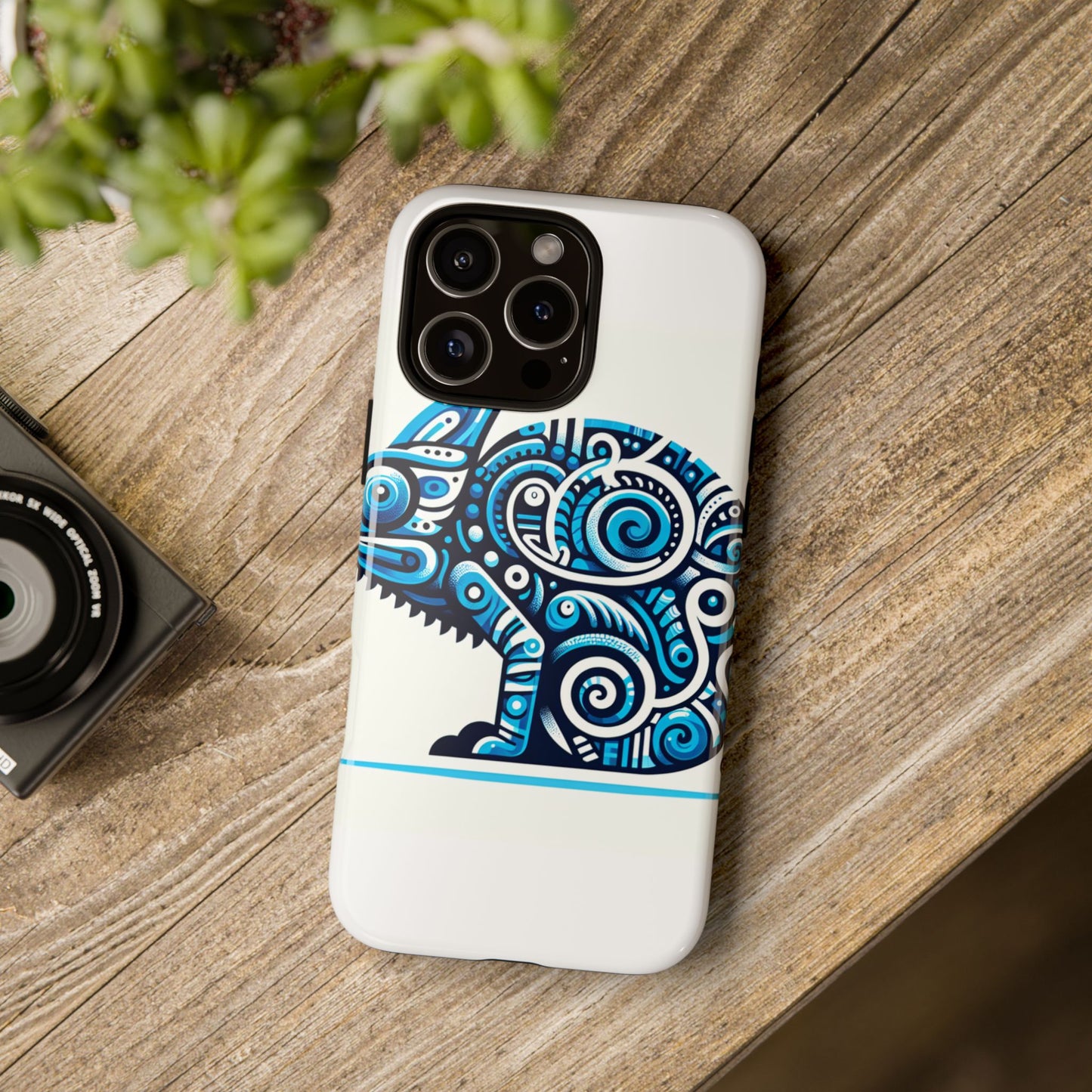 vibrant 3d chameleon design protective phone case for creative individuals stylish protection compatible with iphone 13, 14, 15 & 16 – all models including pro, pro max & plus