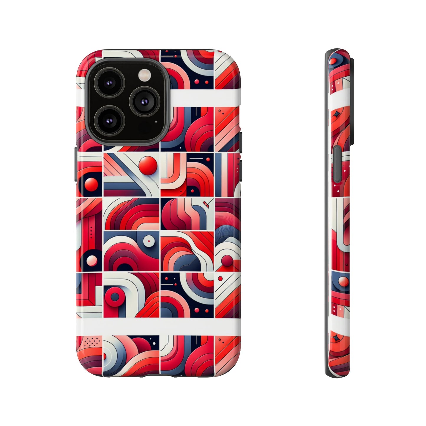 pattern image 3 vibrant shockproof phone case for anime and comic fans - stylish impact protection with abstract art design compatible with iphone 13, 14, 15 & 16 – all models including pro, pro max & plus