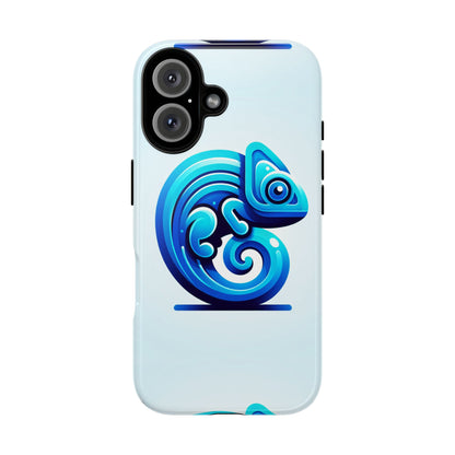 Cool Blue Animal Create 6 Phone Case with 3D Wrap Shockproof TPU Cover for Kids and Teenagers, Anime and Comic Inspired Design