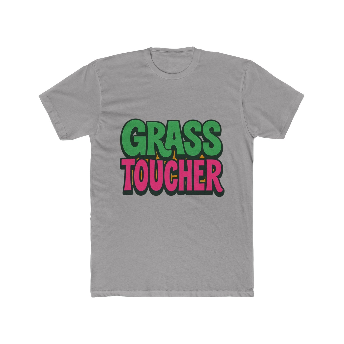 grass toucher unisex t-shirt - funny meme shirt - casual green tee for men and women - perfect gift for meme lovers