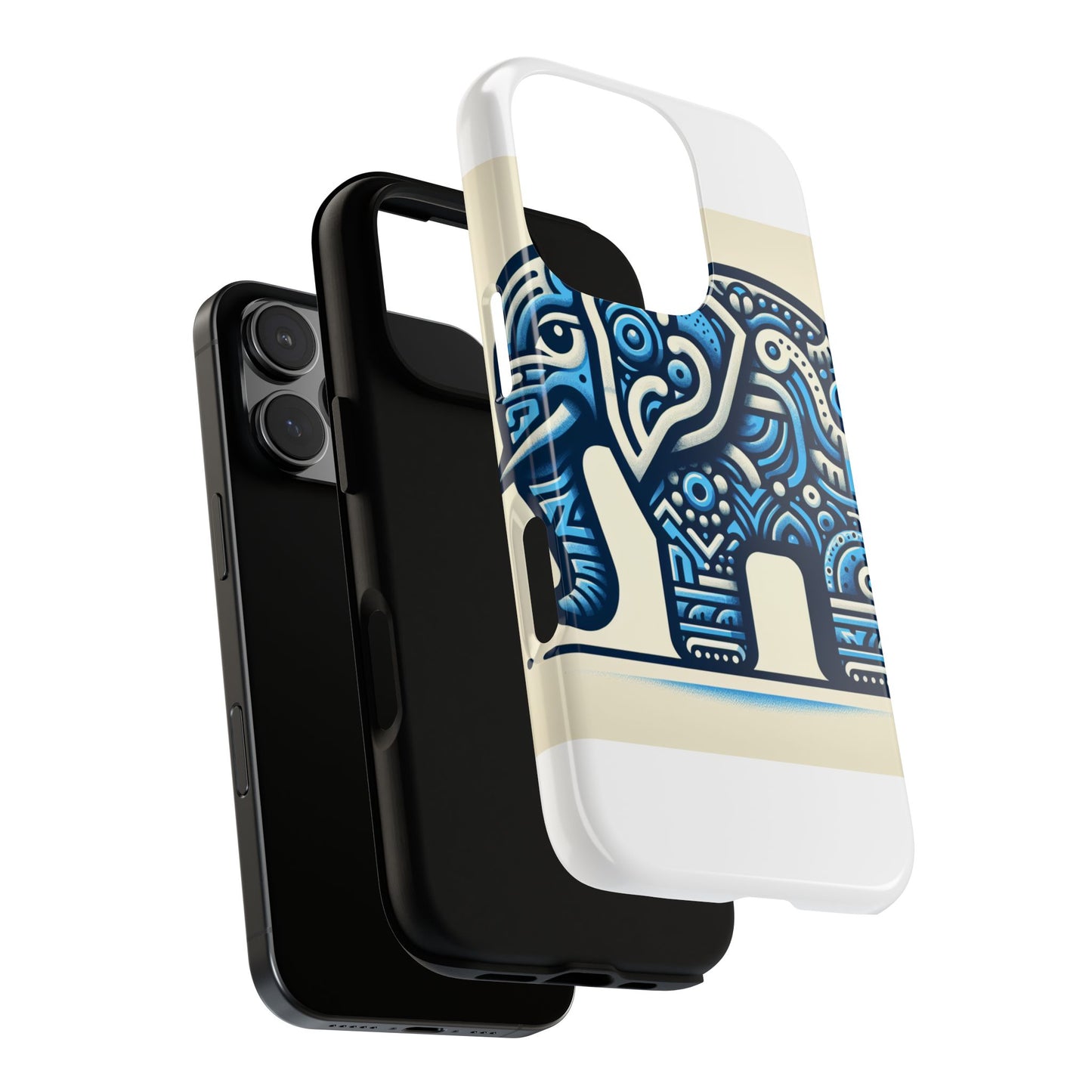 vibrant 3d elephant design phone case for stylish protection and unique aesthetic compatible with iphone 13, 14, 15 & 16 – all models including pro, pro max & plus