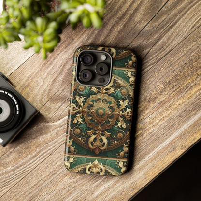 Pattern Image 2 Vibrant Comic Style Phone Case for Men and Women with Ornate Baroque Design Compatible with iPhone 13, 14, 15 & 16 – all models including Pro, Pro Max & Plus