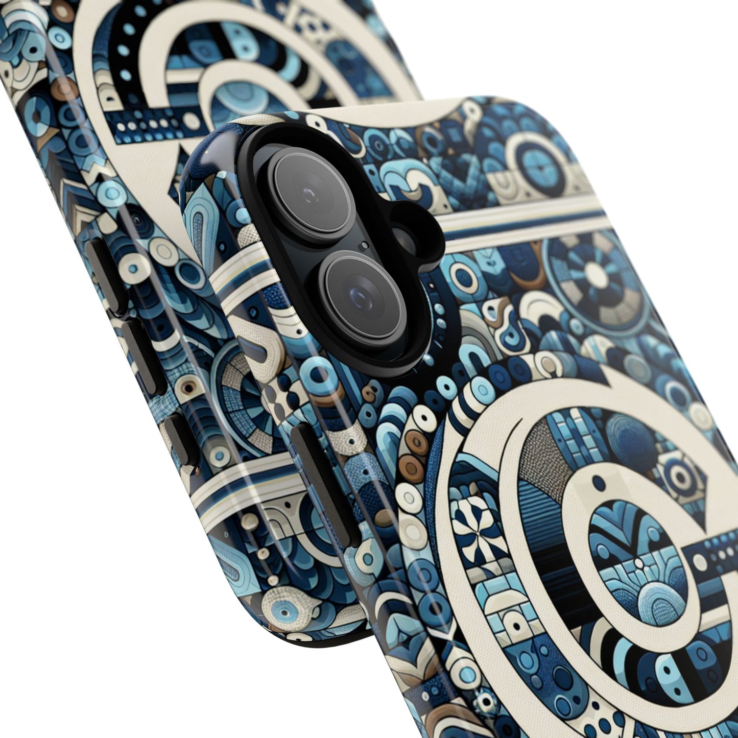 blue letter alphabet c phone case for smartphone protection shock absorption durable silicone cover with 3d wrap design