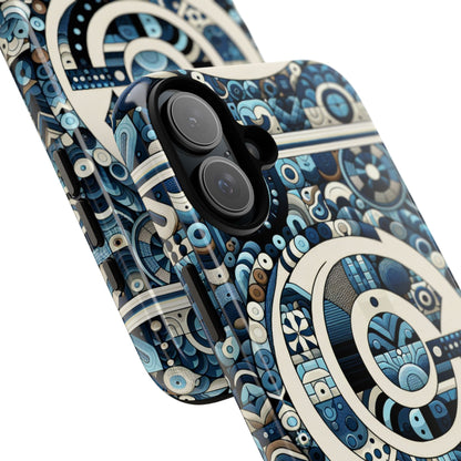 Blue Letter Alphabet C Phone Case for Smartphone Protection Shock Absorption Durable Silicone Cover with 3D Wrap Design