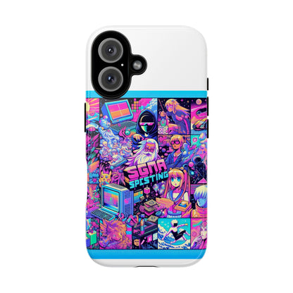 Sigma Sprinting Vibrant Protective Phone Case for Smartphones, 3D Wrap Design with UV Protection, Durable Shock Absorbent Material, Ideal Gift for Anime and Comic Lovers