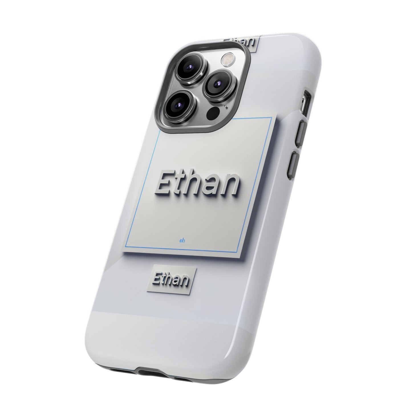 ethan blue 3d wrap phone case for men and women shock absorption durable silicone protective cover with vivid anime and comic design