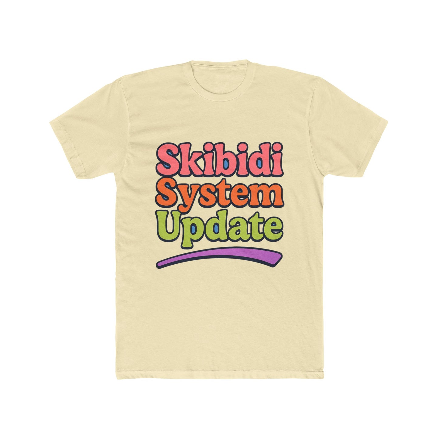 skibidi system update meme multicolor unisex t-shirt - funny graphic tee for all ages