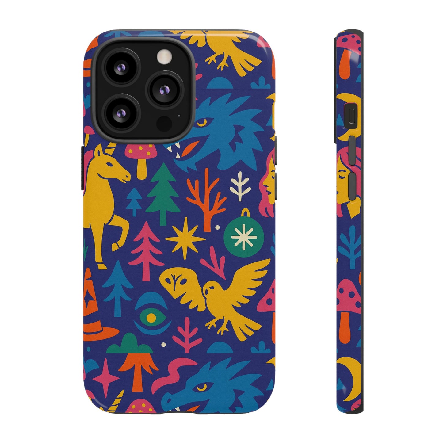 vibrant retro 3d wrap protective phone case with funky multicolour design stylish accessory for self-expression compatible with iphone 13, 14, 15 & 16 – all models including pro, pro max & plus