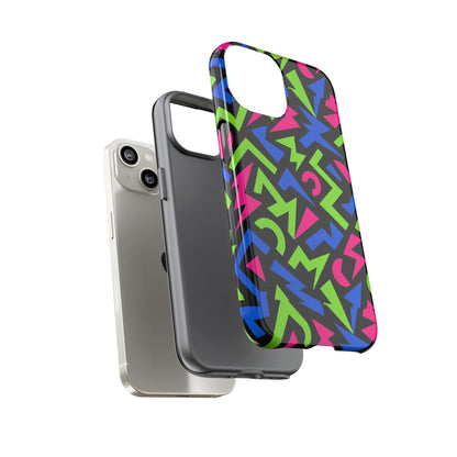 Y2K Multicolour 4 Protective Phone Case with 3D Design – Stylish Protection for Unisex Smartphones Compatible with iPhone 13, 14, 15 & 16 – All Models Including Pro, Pro Max & Plus