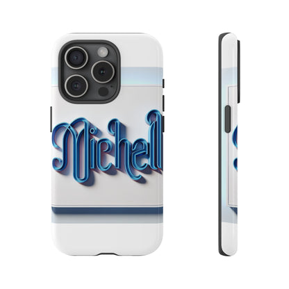 Vibrant 3D Glossy Phone Case in Retro Blue Design Stylish Protection Accessory Compatible with iPhone 13, 14, 15 & 16 – all models including Pro, Pro Max & Plus