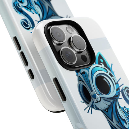 Vibrant 3D Cat Design Phone Case – Playful Protection Accessory for Self-Expression – Compatible with iPhone 13, 14, 15 & 16 – all models including Pro, Pro Max & Plus