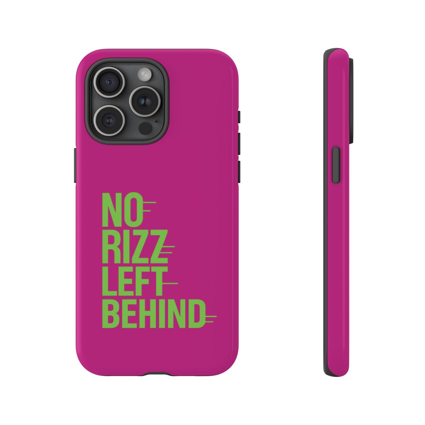 tough cases - no rizz left behind phone case for ultimate protection and style
